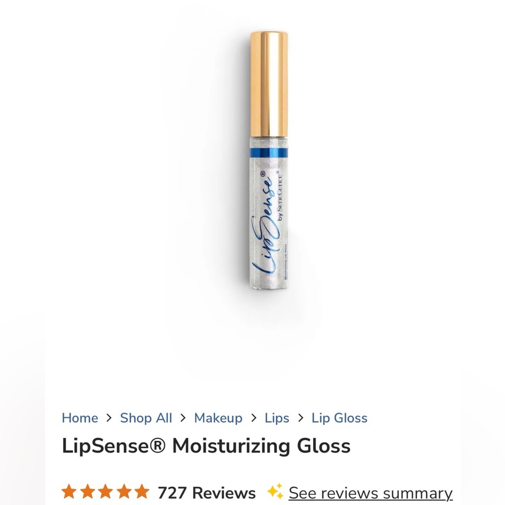 LipSense Glitter Diamond Kiss Gloss Lip Balm, Brand New